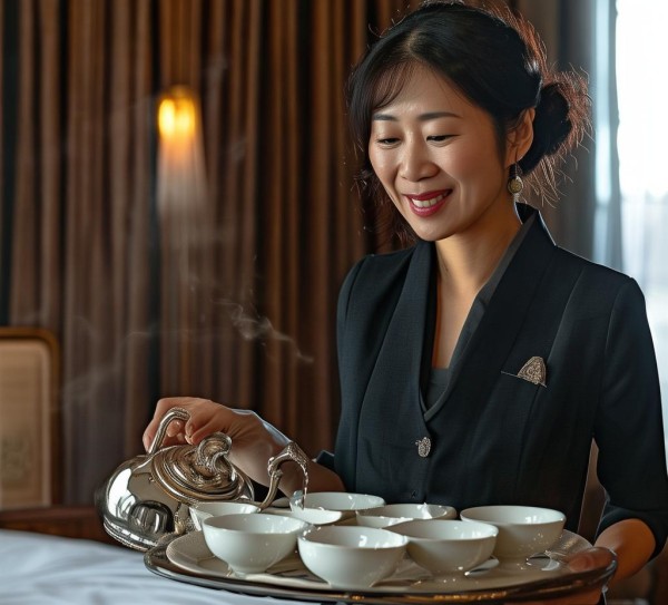 酒店服务礼仪端茶倒水